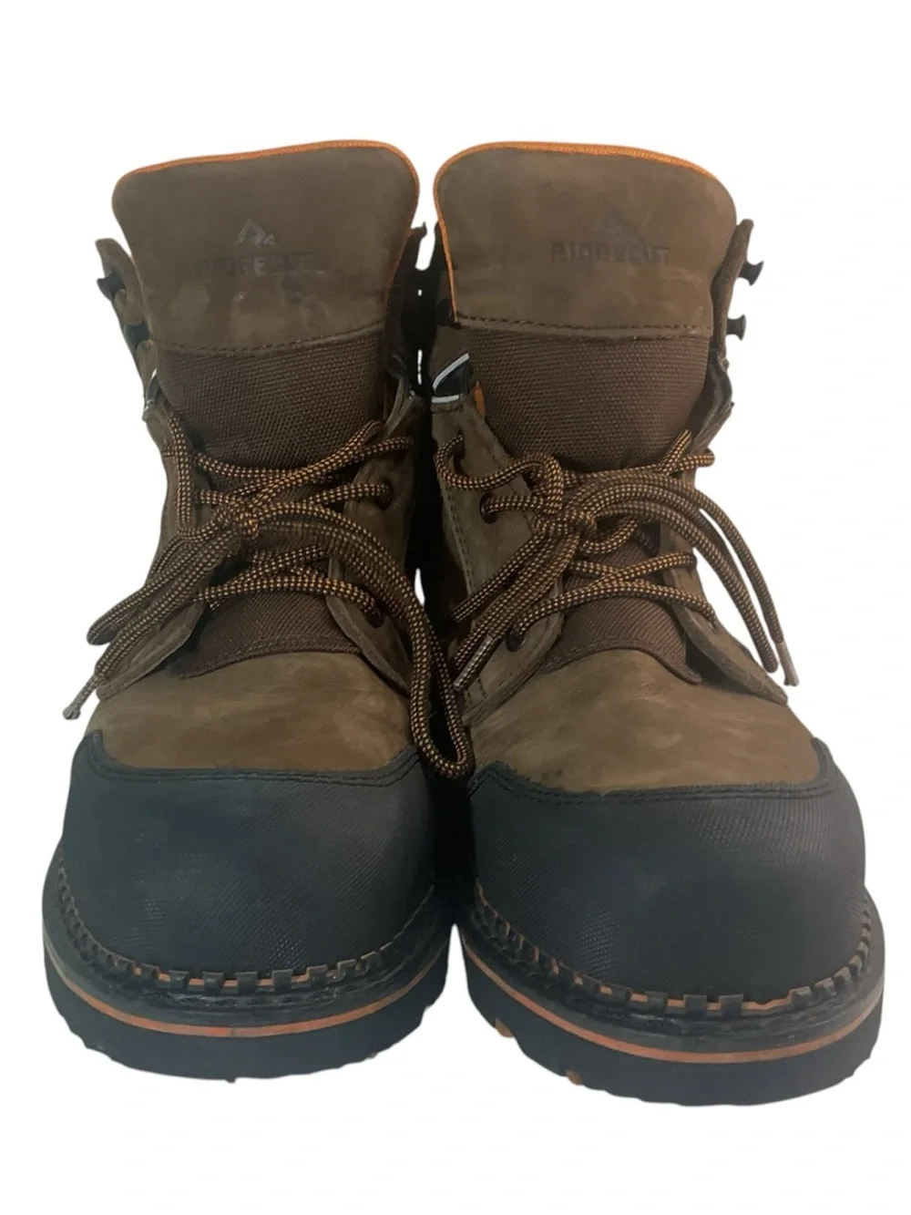 Ridgecut RCT002TS Men’s Waterproof Steel Toe Work Boots Brown Leather Size 11 W